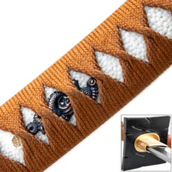 Battle Ready Afro's Taich Samurai Katana Handmade -Knife & Sword SS2430 31208.1646428763