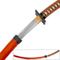 Battle Ready Afro's Taich Samurai Katana Handmade -Knife & Sword SS2430 80759.1646428762