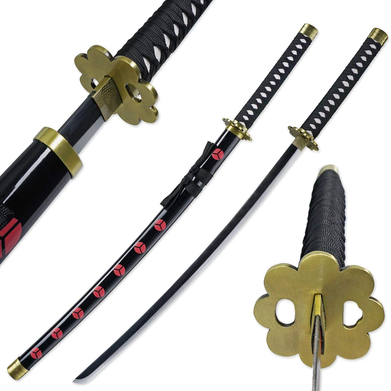 Zoro's Shusui Replica Sword | Darkened Steel Edge Katana 1 Zoro's Shusui Replica Sword | Darkened Steel Edge Katana