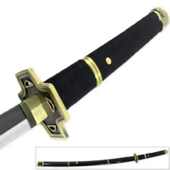 Zoro's Yubashiri Replica Sword | Carbon Steel Blade Katana -Knife & Sword SS2437 40667.1645646007