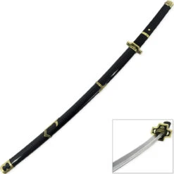 Zoro's Yubashiri Replica Sword | Carbon Steel Blade Katana -Knife & Sword SS2437 54225.1645646007