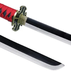 Zoro's Sandai Kitetsu Replica Sword | Carbon Steel Darkened Blade Katana -Knife & Sword SS2438 31512.1645647252