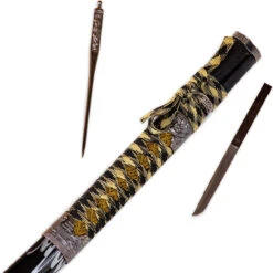 Frenzied Carnage Dragon Serpent Samurai Sword | Ouroboros Akuma Demon Jörmungandr Akaviri Kogai Katana Set -Knife & Sword SS2707 62837.1674053404