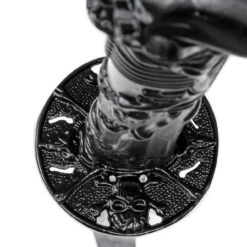Pits Of Hell Skeleton Skull Samurai Katana | Japanese Shogunate Tokugawa Family Kamon Crest Bushido Historical Replica Sword -Knife & Sword SS2708 00369.1674058399