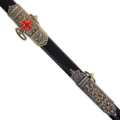 Favored Fortune Knight Crusader Commander Templar Historical Replica Saber Sword -Knife & Sword SS2731 50694.1682450004