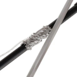 Ash-stained Wasteland Dragon Serpent Chinese Sword | Antiqued Silver Wyvern Ceremonial 37” Royal Dynasty Saber -Knife & Sword SS2732 94170.1673986234