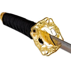 Decorated Dragon Historical Replicas | Japanese Short Sword Tachi Wakizashi Aikuchi Tantō Katana Set Of 3 Swords W/ Stand -Knife & Sword SS2733 62242.1673986098