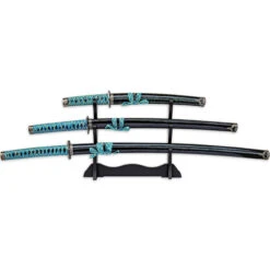 Mizuchi’s Blessing Historical Replicas | Japanese Tachi Wakizashi Aikuchi Tantō Short Sword Katana Set Of 3 Swords W/ Stand 8 Mizuchi’s Blessing Historical Replicas | Japanese Tachi Wakizashi Aikuchi Tantō Short Sword Katana Set Of 3 Swords W/ Stand -Knife & Sword SS2734 41059.1673985939