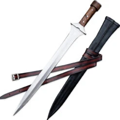 Conceptualized Ache Full Tang Battle Ready Roman Xiphos Sword -Knife & Sword SS2877 40748.1661182722
