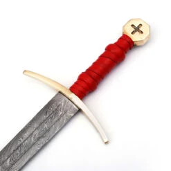 Fire Quest Knights Of Templar Damascus Steel Medieval Arming Sword 11 Fire Quest Knights Of Templar Damascus Steel Medieval Arming Sword -Knife & Sword SSD2261 60939.1595339232