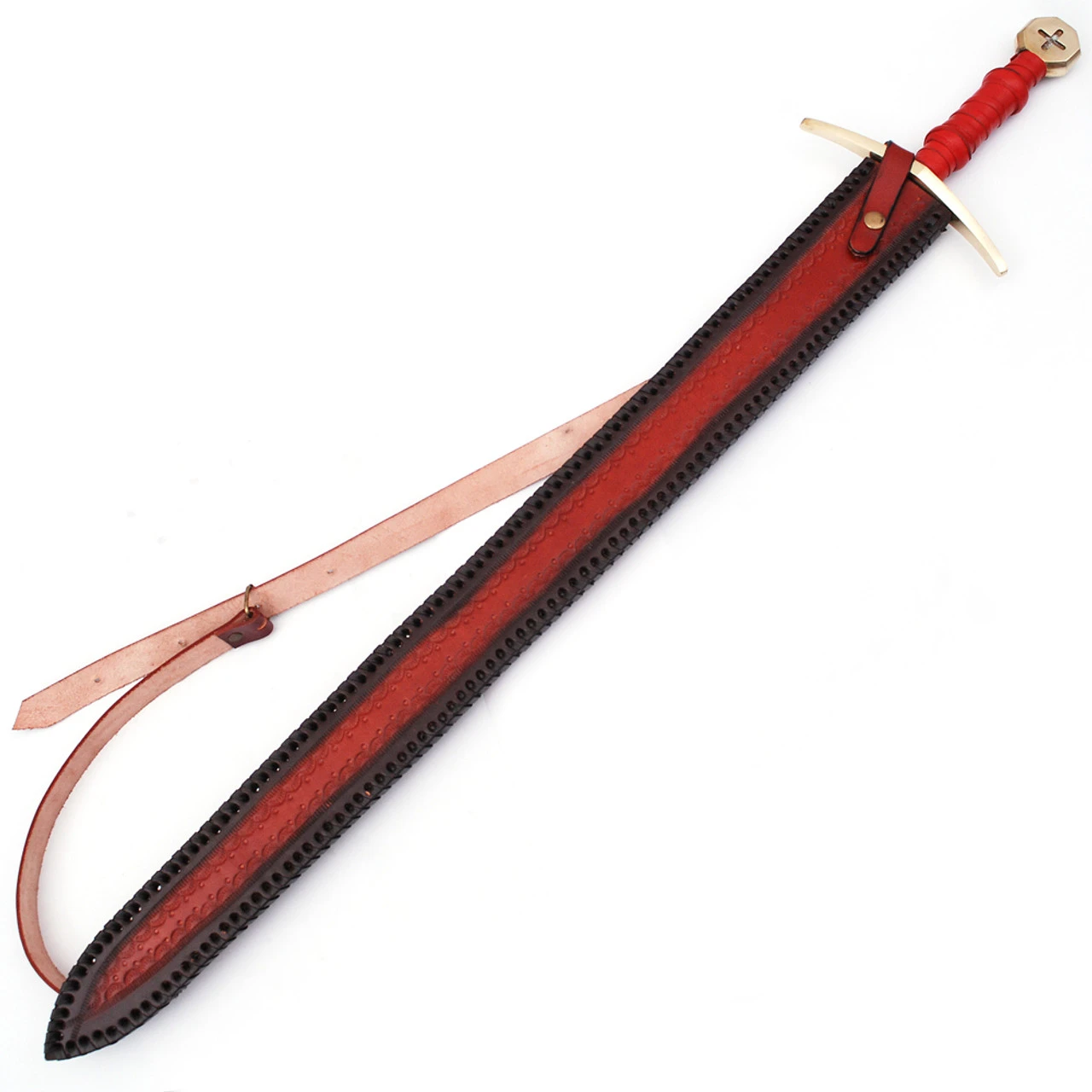 Fire Quest Knights Of Templar Damascus Steel Medieval Arming Sword 3 Fire Quest Knights Of Templar Damascus Steel Medieval Arming Sword - Image 3