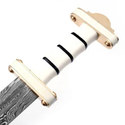 Sword Of Damnation Damascus Steel Norse Viking War Sword -Knife & Sword SSD2423 73219.1621630783
