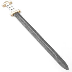 Sword Of Damnation Damascus Steel Norse Viking War Sword -Knife & Sword SSD2423 81548.1621630783