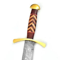 Brute Elja Pattern Welded Damascus Steel Historical Inspired Replica Sword -Knife & Sword SSD2670 09053.1642700850