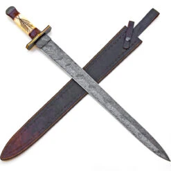 Sword In Storm Firestorm Damascus Viking Sword -Knife & Sword SSD3020 99880.1664380233