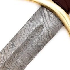 Kingslayer Damascus Steel Full Tang Medieval Arming Style Sword -Knife & Sword SSD3050 42141.1672423386