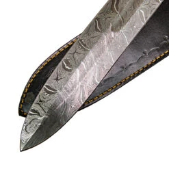 Ascend With Sun Hand Forged Twist Damascus Steel Medieval Inspired Historical Replica Sword -Knife & Sword SSD3134 04 66045.1689952152