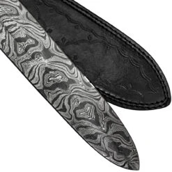 Devoted Guidance Medieval Inspired Full Tang Hand Forged Damascus Steel Templar Sword W/ Genuine Leather Sheath -Knife & Sword SSD3165 03 49048.1693322062