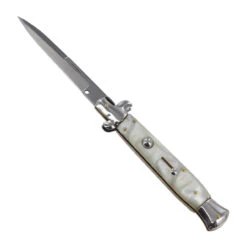 Cattleman Pushbutton Stiletto Automatic Italian Milano Knife