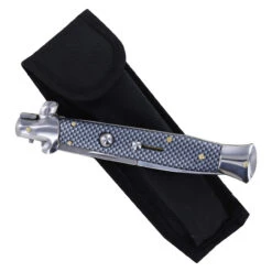 Get Even Automatic Push Button Bolster Lock Stiletto Knife -Knife & Sword ST625 25968.1650395569