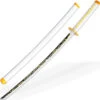 Art Of Thunder Yellow Nichirin Katana | Kimetsu No Yaiba Agatsuma Zenitsu Replica Bamboo Sword