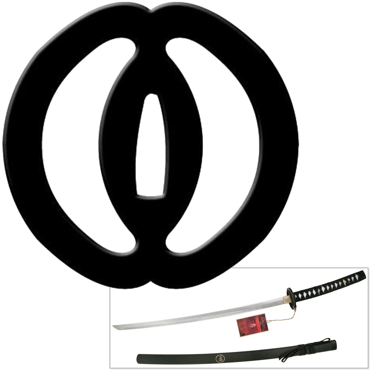 Heroic Courage Decorative Replica Samurai Sword W/ Scabbard 2 Heroic Courage Decorative Replica Samurai Sword W/ Scabbard - Image 2