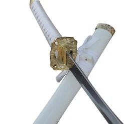 Great White Serpent Decorative Traditional Japanese Katana Sword -Knife & Sword TK0748WT 06690.1642184071