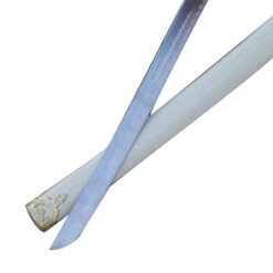 Great White Serpent Decorative Traditional Japanese Katana Sword -Knife & Sword TK0748WT 32039.1642184071