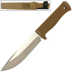 Full Tang Clip Point Tactical Knife Tan 7 Full Tang Clip Point Tactical Knife Tan -Knife & Sword WG1088 98438.1564502060