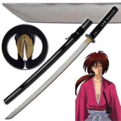 Rurouni Kenshin Affordable Handmade Reverse Blade Katana With DISPLAY GIFT BOX -Knife & Sword WG585BKH 07260.1564501131