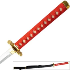 Sacred Dragon Fang Decorative Replica Ninja Sword 8 Sacred Dragon Fang Decorative Replica Ninja Sword -Knife & Sword WG809RD 76540.1636058980