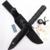 Happily Lost Survival Compartment Knife With Heavy Duty Sheath