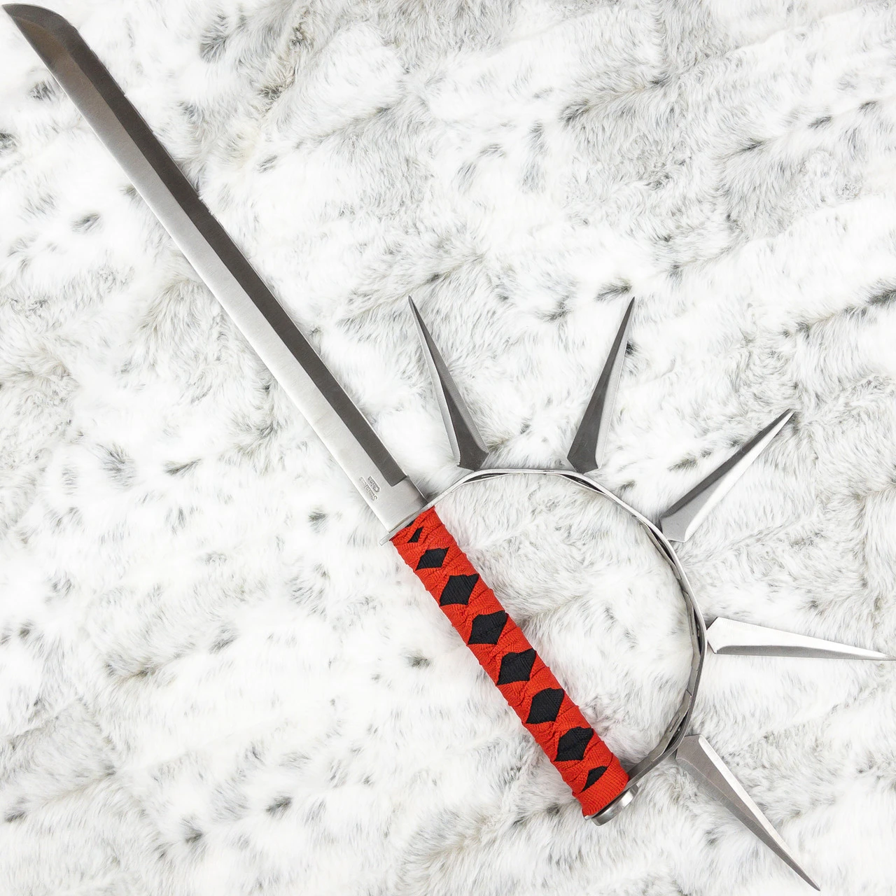 Focus Split Ninja Sword With Spiked Hand Guard 2 Focus Split Ninja Sword With Spiked Hand Guard - Image 2