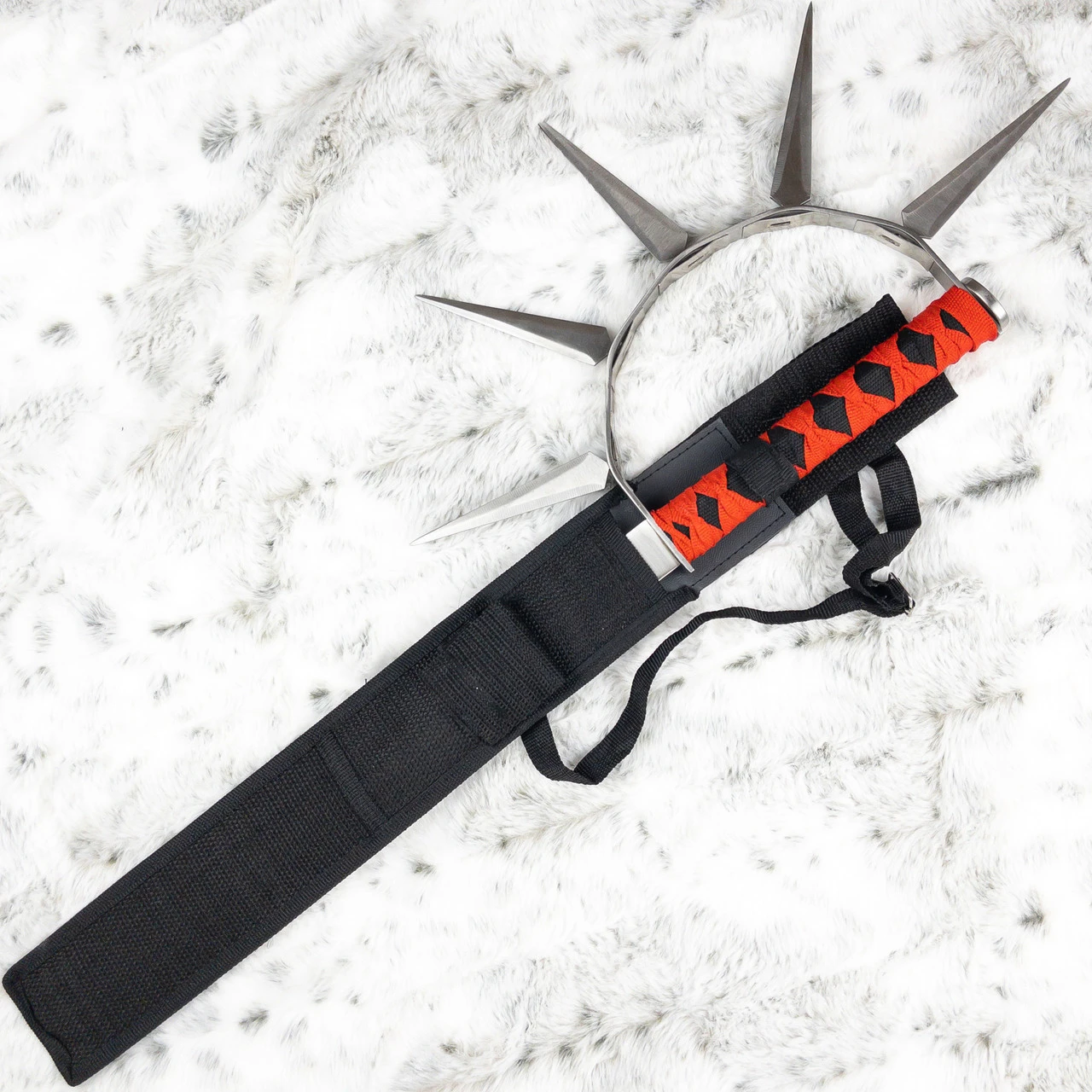 Focus Split Ninja Sword With Spiked Hand Guard 3 Focus Split Ninja Sword With Spiked Hand Guard - Image 3