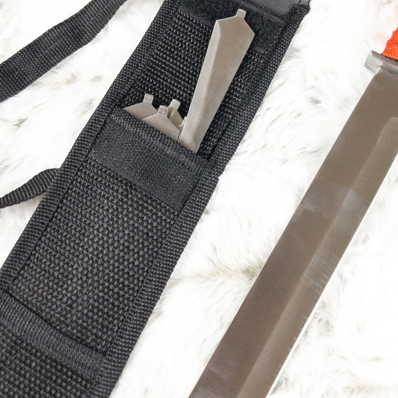 Focus Split Ninja Sword With Spiked Hand Guard 6 Focus Split Ninja Sword With Spiked Hand Guard - Image 6