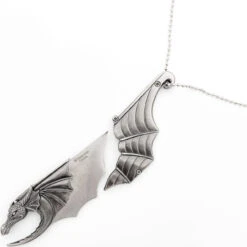 Razor Sharp Wings Neck Knife Dragon Necklace -Knife & Sword YC189 09823.1656699773