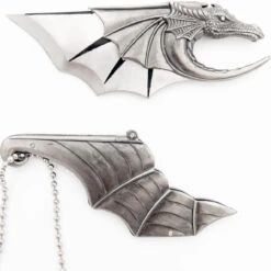 Razor Sharp Wings Neck Knife Dragon Necklace -Knife & Sword YC189 43066.1656699775