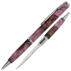 Elegant Executive Dozen Pen Knife Set Pink
