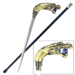 Classical Fatal Glance Basilisk Sword Cane -Knife & Sword classical fatal glance basilisk sword cane 62130.1564503898