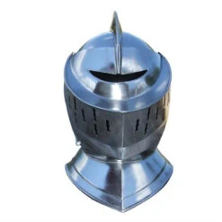 Closed Mid 17th Century European Medieval Renaissance Steel Helmet -Knife & Sword closed european steel helmet with liner 79726.1564505053