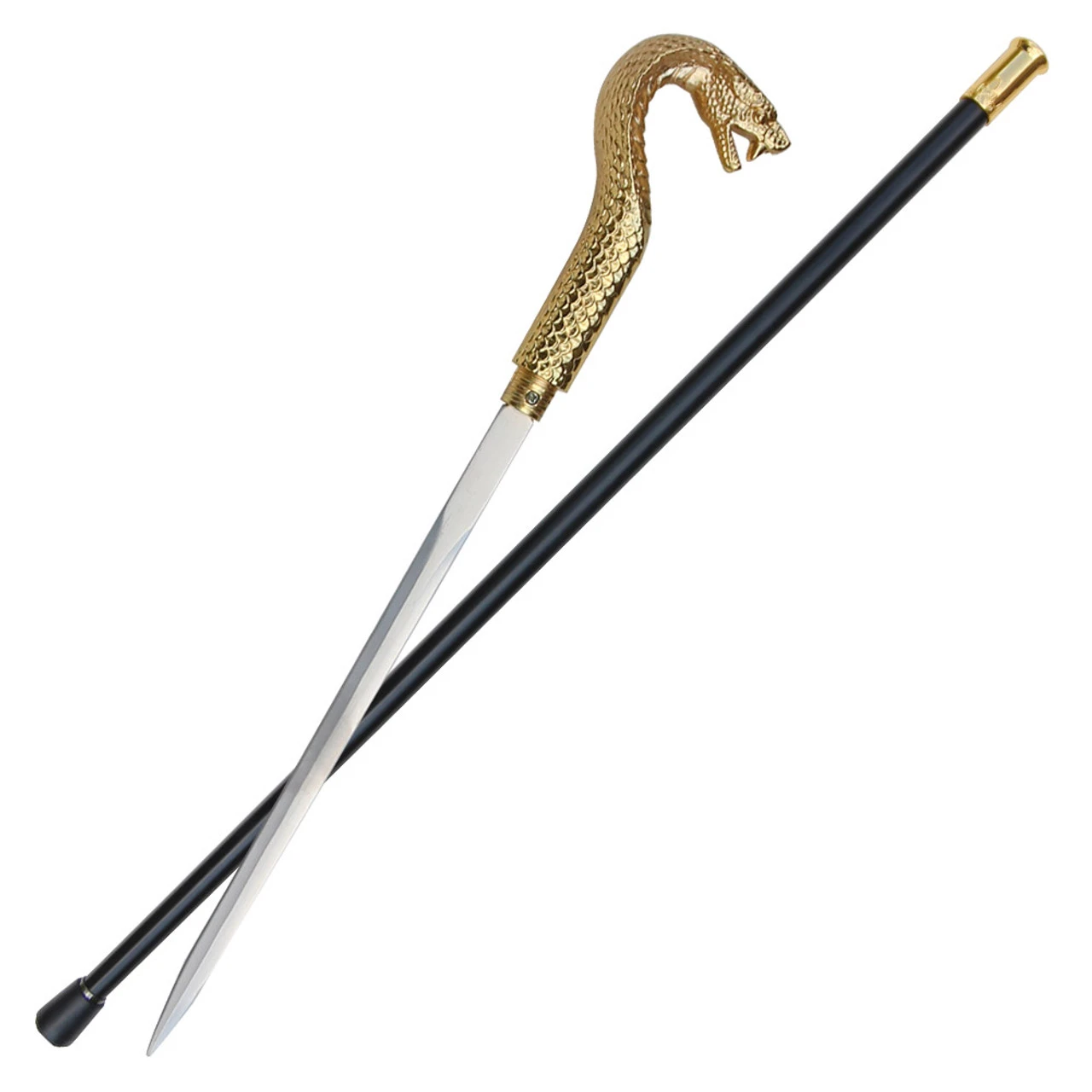 Golden Pharaoh King Cobra Sword Cane 4 Golden Pharaoh King Cobra Sword Cane - Image 4