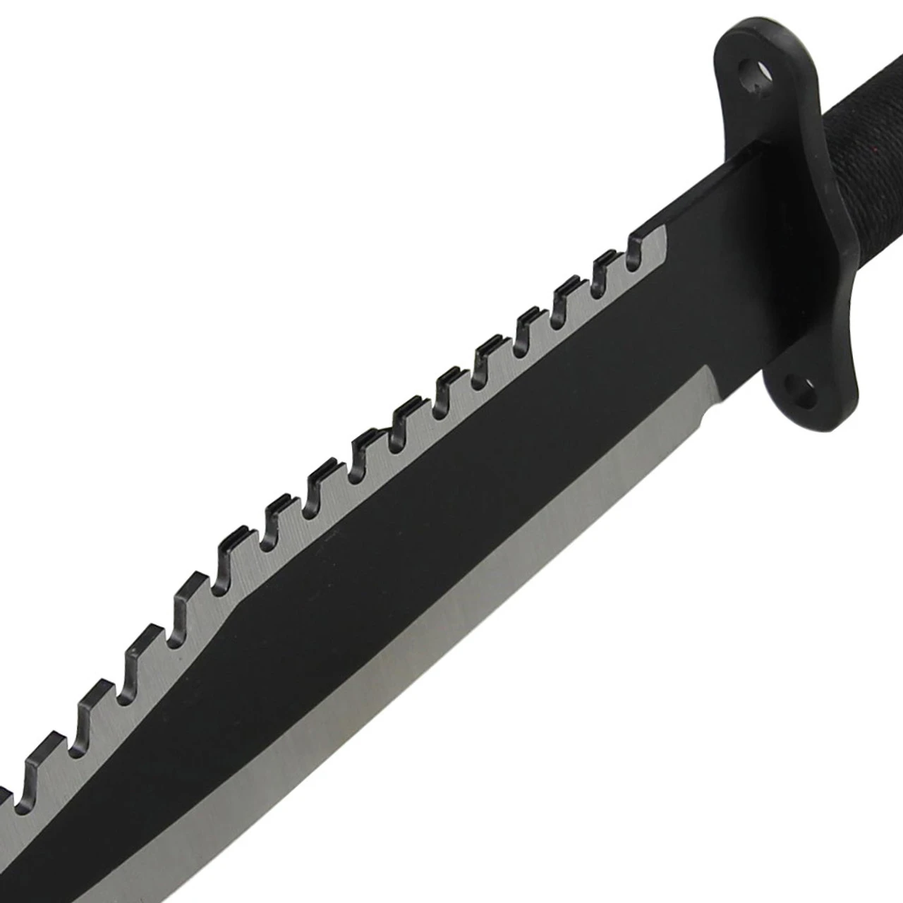 Black Rambo First Blood Survival Knife 2 Black Rambo First Blood Survival Knife - Image 2