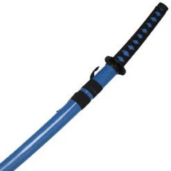 Speckled Japanese Samurai Katana Sword Blue