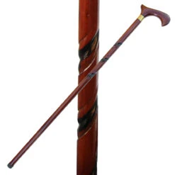 Handmade Back In Action Derby Walking Cane