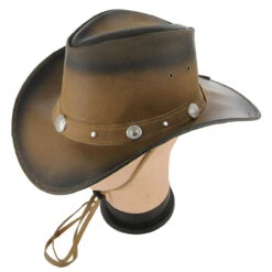 Dress To Kill Leather Buffalo Nickel Hat -Knife & Sword ht701m 26656.1564504168