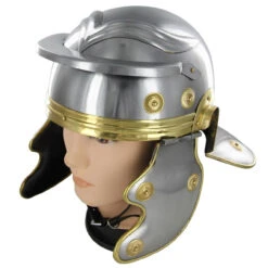 Roman Trooper 20g Steel Galea Helmet -Knife & Sword in2202pl20 79312.1564504047