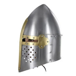 Medieval 20G Knights Sugarloaf Helmet -Knife & Sword in2211 06325.1564504332