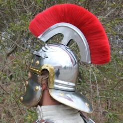 Roman Empire Centurion 20g Officer Helmet -Knife & Sword in2270 67649.1564504068