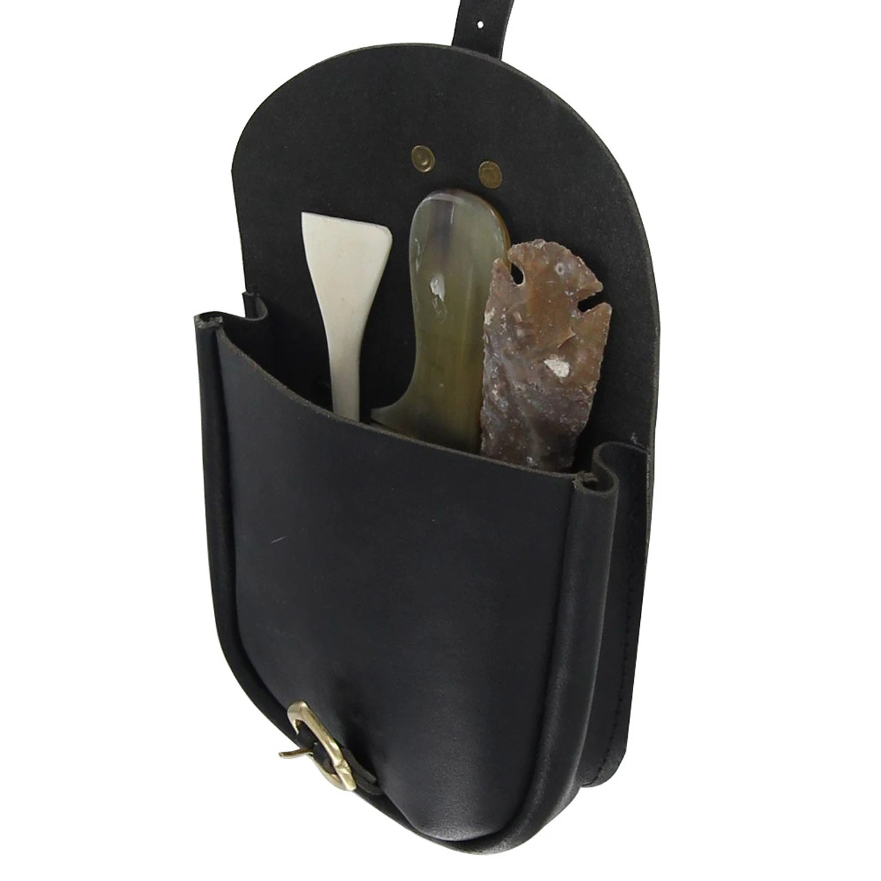 Hundred Years Leather Medieval Belt Pouch 2 Hundred Years Leather Medieval Belt Pouch - Image 2