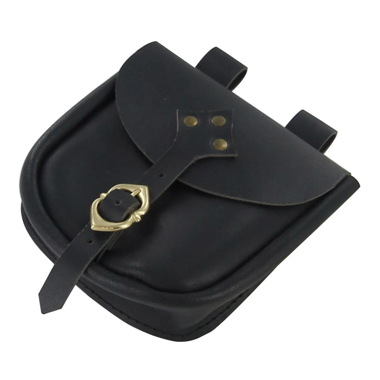 Hundred Years Leather Medieval Belt Pouch 3 Hundred Years Leather Medieval Belt Pouch - Image 3